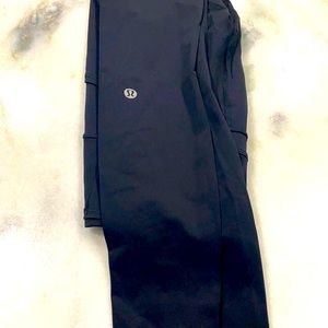 Lululemon fast and free black leggings